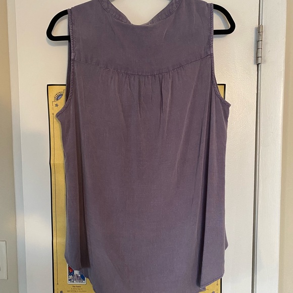 Torrid Harper Dusty Purple Mineral Wash Harper Sleeveless - Picture 5 of 6